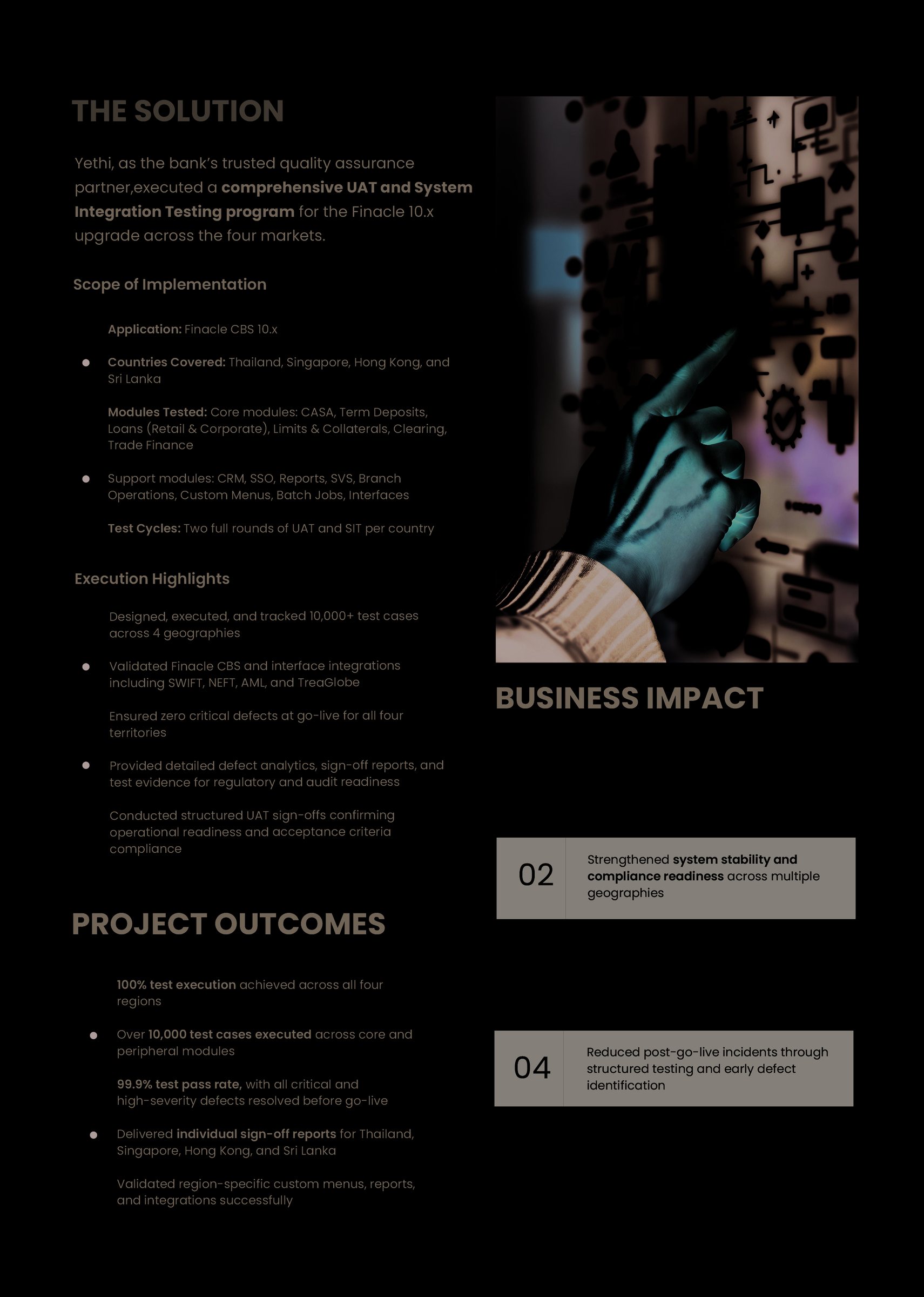 Ensuring Seamless Finacle Transformation Through Rigorous UAT Validation - page 2