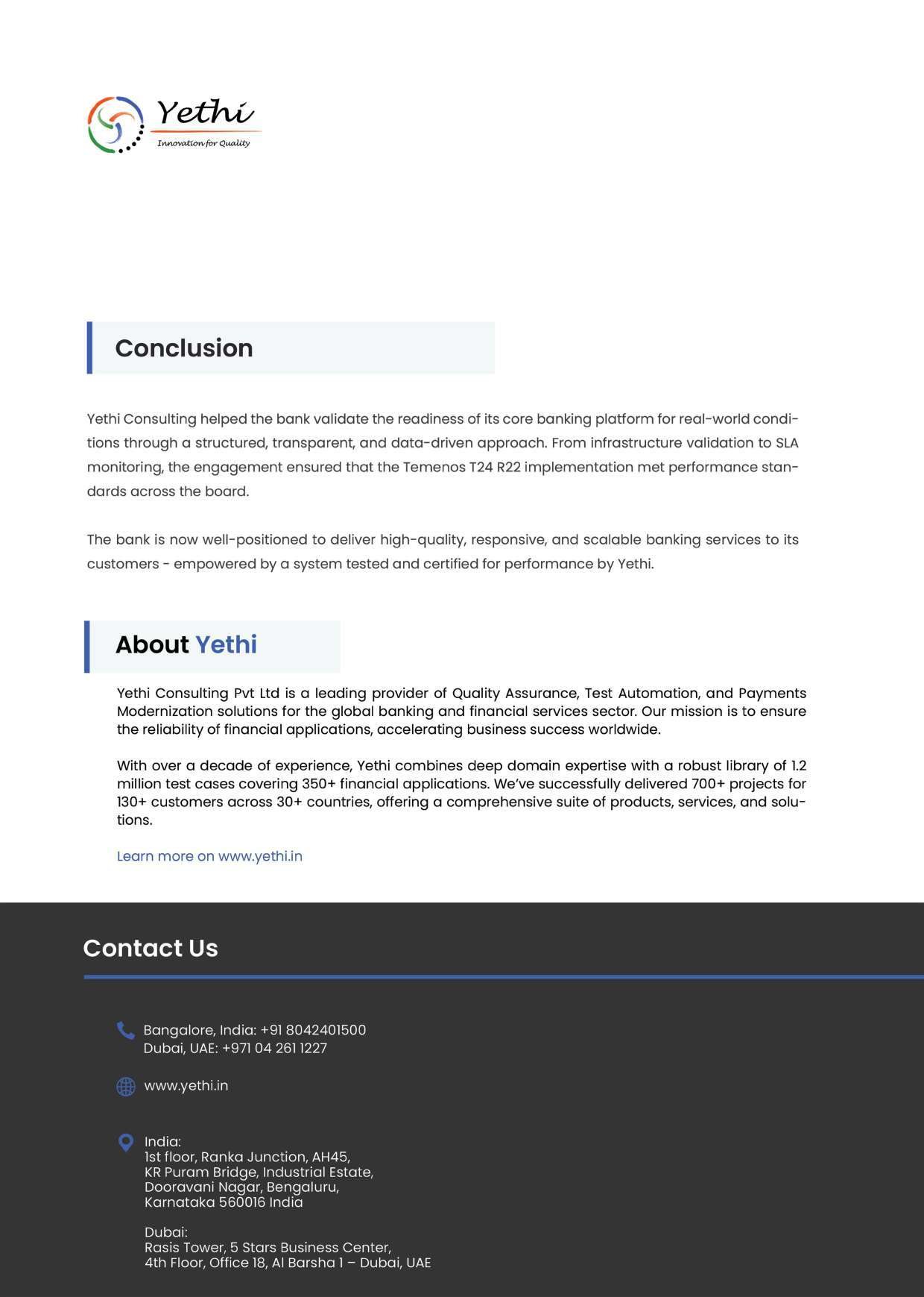 Delivering High-Performance Temenos T24 Solution for a Leading Bank in Kenya - page 3